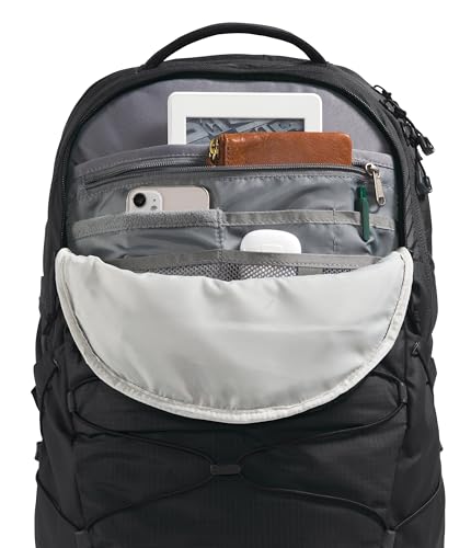 THE NORTH FACE Borealis Commuter Laptop Backpack   Water Repellent Finish  16 Laptop Sleeve  Large Main Compartment for Everyday Carry  TNF Black/TNF Black NPF  One Size