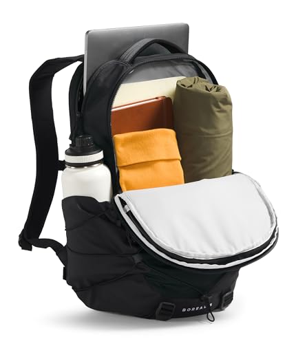 THE NORTH FACE Borealis Commuter Laptop Backpack   Water Repellent Finish  16 Laptop Sleeve  Large Main Compartment for Everyday Carry  TNF Black/TNF Black NPF  One Size
