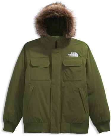 THE NORTH FACE Mens McMurdo Bomber Jacket   Waterproof  Waterfowl Down Insulation  Hooded Jacket