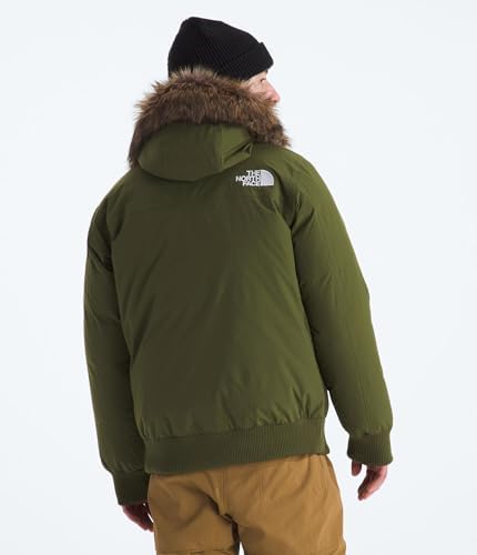 THE NORTH FACE Mens McMurdo Bomber Jacket   Waterproof  Waterfowl Down Insulation  Hooded Jacket