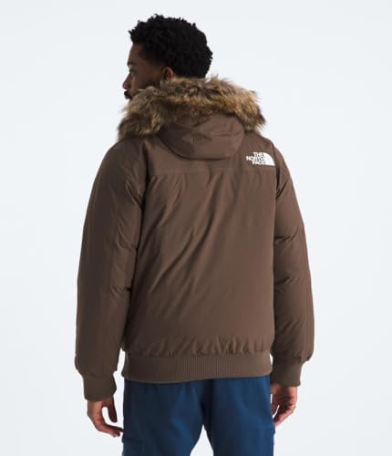 THE NORTH FACE Mens McMurdo Bomber Jacket   Waterproof  Waterfowl Down Insulation  Hooded Jacket