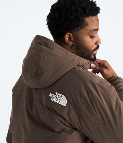 THE NORTH FACE Mens McMurdo Bomber Jacket   Waterproof  Waterfowl Down Insulation  Hooded Jacket