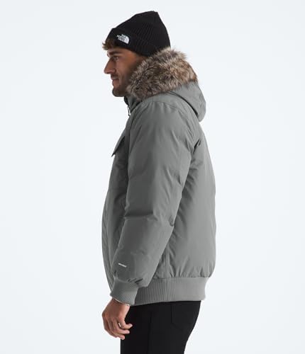 THE NORTH FACE Mens McMurdo Bomber Jacket   Waterproof  Waterfowl Down Insulation  Hooded Jacket