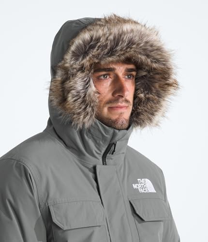 THE NORTH FACE Mens McMurdo Bomber Jacket   Waterproof  Waterfowl Down Insulation  Hooded Jacket