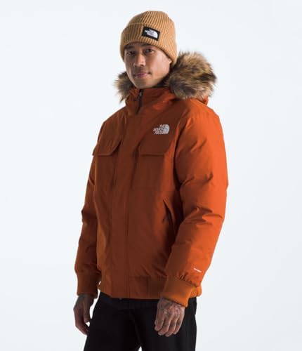 THE NORTH FACE Mens McMurdo Bomber Jacket   Waterproof  Waterfowl Down Insulation  Hooded Jacket