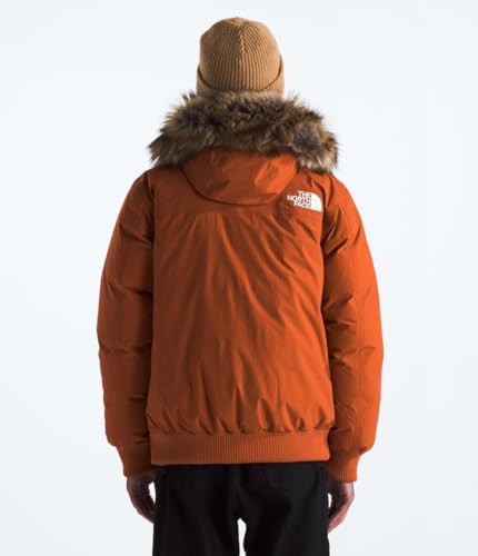 THE NORTH FACE Mens McMurdo Bomber Jacket   Waterproof  Waterfowl Down Insulation  Hooded Jacket