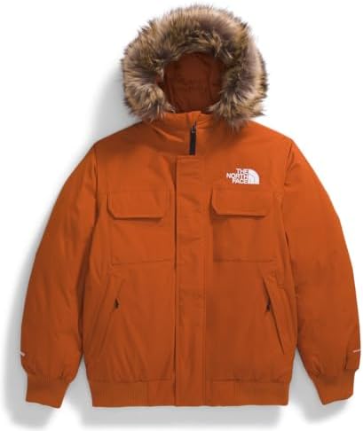 THE NORTH FACE Mens McMurdo Bomber Jacket   Waterproof  Waterfowl Down Insulation  Hooded Jacket