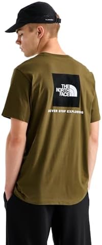 THE NORTH FACE Mens Core Box NSE Short Sleeve Tee   Branded T shirt With a Ribbed Collar