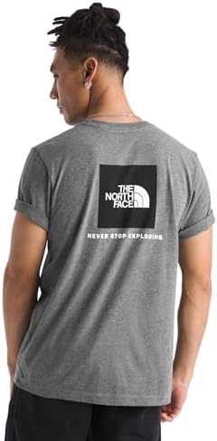 THE NORTH FACE Mens Core Box NSE Short Sleeve Tee   Branded T shirt With a Ribbed Collar