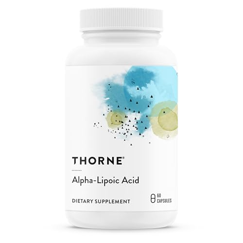 THORNE - Ácido alfa-lipoico - 300 mg - Suplemento Desintoxicación hepática, apoyo antioxidante, salud nerviosa y agudeza mental* - 60 cápsulas