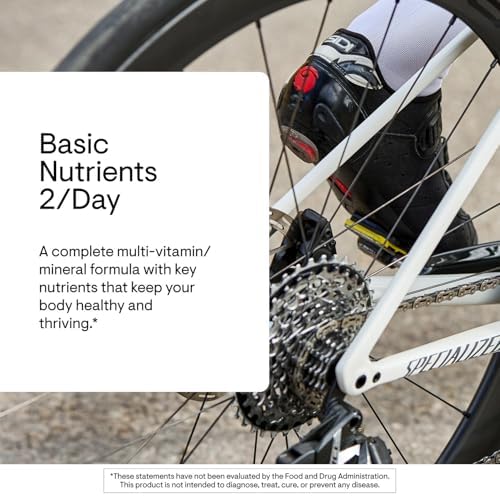 THORNE   Basic Nutrients 2/Day   Comprehensive Daily Multivitamin with Optimal Bioavailability   Vitamin and Mineral Formula   Gluten  Dairy & Soy Free   120 Capsules   60 Servings