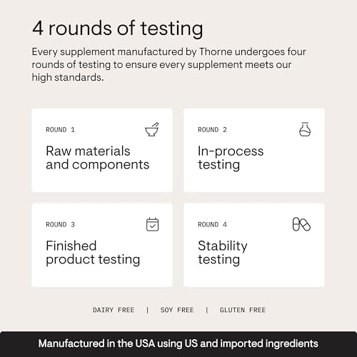 THORNE   Basic Nutrients 2/Day   Comprehensive Daily Multivitamin with Optimal Bioavailability   Vitamin and Mineral Formula   Gluten  Dairy & Soy Free   120 Capsules   60 Servings