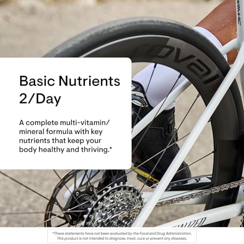 THORNE   Basic Nutrients 2/Day   Comprehensive Daily Multivitamin with Optimal Bioavailability   Vitamin and Mineral Formula   Gluten  Dairy & Soy Free   120 Capsules   60 Servings