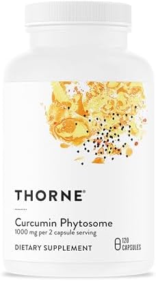 THORNE   Curcumin Phytosome 1000 mg  Meriva    Clinically Studied  High Absorption   Supports Healthy Inflammatory Response in Joints  Muscles  GI Tract  Liver  Brain & Nerves    60 Servings