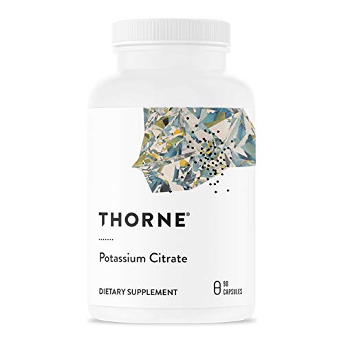 THORNE   Potassium Citrate   Highly Absorbable Potassium Supplement for Kidney  Heart  and Skeletal Support    90 Capsules