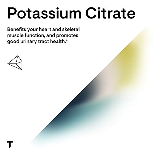 THORNE Potassium Citrate Highly Absorbable Potassium Supplement for Kidney Heart and Skeletal Support 90 Capsules