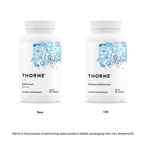 THORNE   Selenium   200 mcg Selenium Supplement for Antioxidant Support    60 Capsules