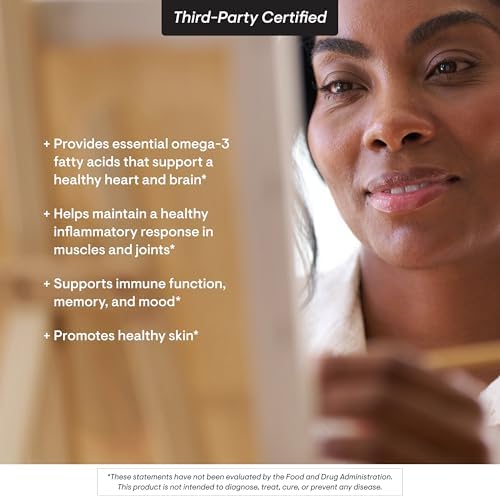 THORNE   Super EPA   Omega 3 Fatty Acids EPA 425mg & DHA 270mg Supplement   Support Brain  Cardiovascular  Joints & Skin    Gluten  Dairy & Soy Free   180 Gelcaps