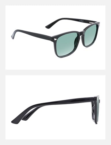 TIJN Gaming Glasses Blue Light Blocking Glasses for Women Men Nerd Eyeglasses Screen Fatigue Anti UV Glare  Black