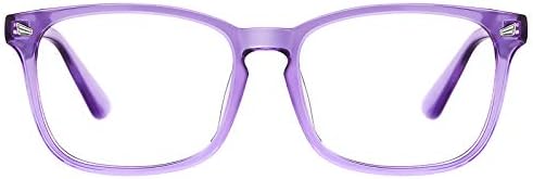 TIJN Gaming Glasses Blue Light Blocking Glasses for Women Men Nerd Eyeglasses Screen Fatigue Anti UV Glare  Black