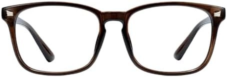 TIJN Gaming Glasses Blue Light Blocking Glasses for Women Men Nerd Eyeglasses Screen Fatigue Anti UV Glare  Black