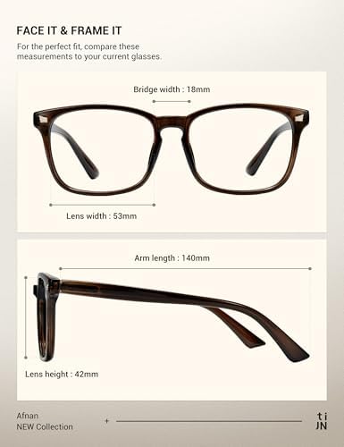 TIJN Gaming Glasses Blue Light Blocking Glasses for Women Men Nerd Eyeglasses Screen Fatigue Anti UV Glare  Black