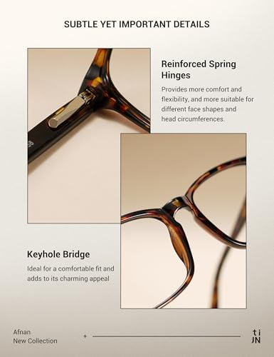 TIJN Gaming Glasses Blue Light Blocking Glasses for Women Men Nerd Eyeglasses Screen Fatigue Anti UV Glare  Black