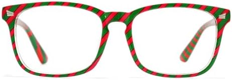 TIJN Gaming Glasses Blue Light Blocking Glasses for Women Men Nerd Eyeglasses Screen Fatigue Anti UV Glare  Black