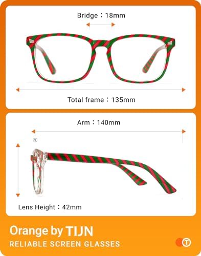 TIJN Gaming Glasses Blue Light Blocking Glasses for Women Men Nerd Eyeglasses Screen Fatigue Anti UV Glare  Black
