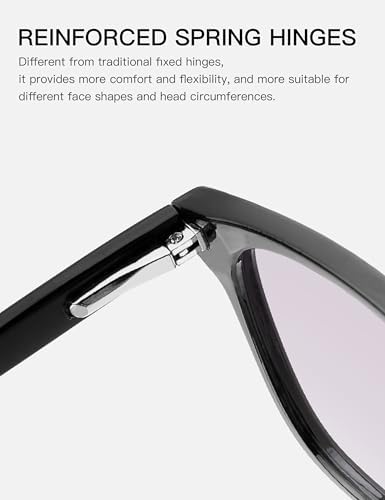 TIJN Gaming Glasses Blue Light Blocking Glasses for Women Men Nerd Eyeglasses Screen Fatigue Anti UV Glare  Black