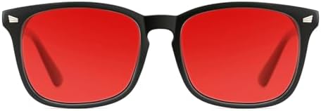 TIJN Gaming Glasses Blue Light Blocking Glasses for Women Men Nerd Eyeglasses Screen Fatigue Anti UV Glare  Black