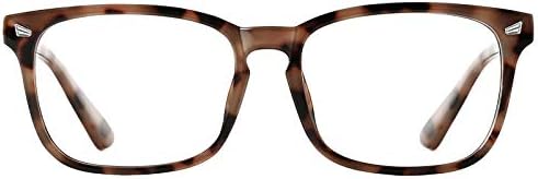 TIJN Gaming Glasses Blue Light Blocking Glasses for Women Men Nerd Eyeglasses Screen Fatigue Anti UV Glare  Black