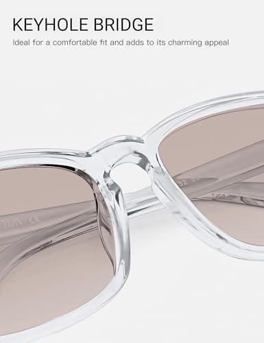 TIJN Gaming Glasses Blue Light Blocking Glasses for Women Men Nerd Eyeglasses Screen Fatigue Anti UV Glare  Black