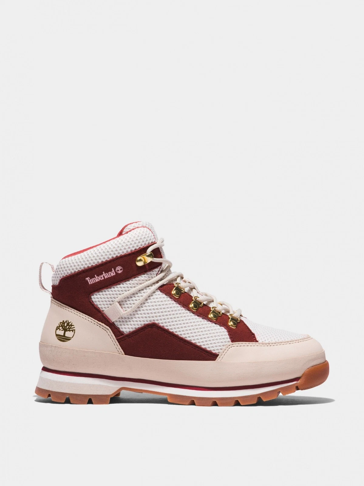 Talla 7.5 - TIMBERLAND WOMEN S EURO HIKER MID HIKER WHITE NUBUCK A5NT9 ALL SIZES