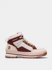 Talla 7.5 - TIMBERLAND WOMEN S EURO HIKER MID HIKER WHITE NUBUCK A5NT9 ALL SIZES