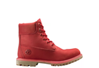 Talla 8 - TIMBERLAND BOTA IMPERMEABLE DE CUERO PREMIUM DE 6 PULGADAS PARA MUJER, COLOR ROJO RUBÍ, LIMITADA, A1JGJ