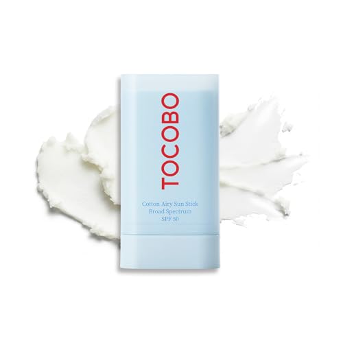 TOCOBO Korean Suncare Dual UV Set  Cotton Airy Sunstick Bio Watery Suncream Pack   Sunstick & Sunscreen  1 35 Fl Oz  Pack of 1   Dual UV  sunstick & sunscreen