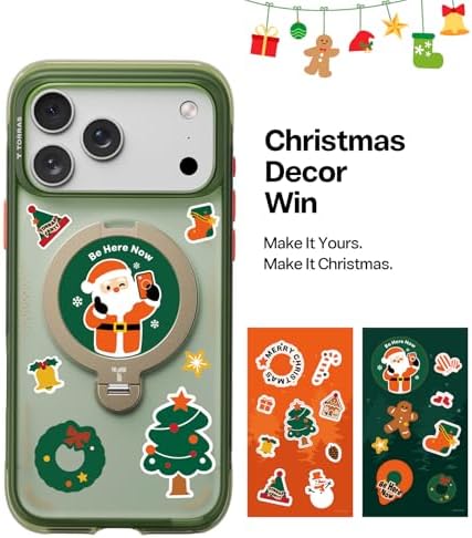 TORRAS Ostand Q3 Air for iPhone 17 Pro Max Case with 360 Magnetic Stand  Fit for MagSafe  Mil Grade Drop Tested  Camera Control Button  Shockproof Phone Case for iPhone 17 Pro Max 6 9  Shadow Black