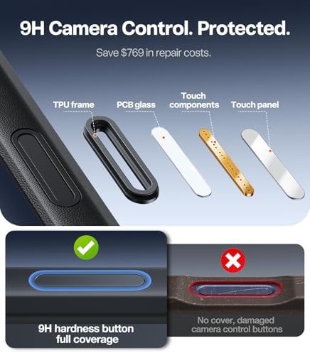 TORRAS Funda magnética azul para iPhone 17 Pro Max con soporte, [compatible con MagSafe] [probada en caídas de grado militar] Control de cámara, funda translúcida delgada de borde suave para iPhone 17