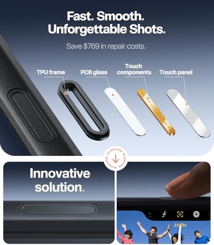 TORRAS Funda magnética azul para iPhone 17 Pro Max con soporte, [compatible con MagSafe] [probada en caídas de grado militar] Control de cámara, funda translúcida delgada de borde suave para iPhone 17