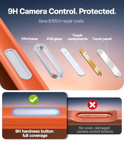 TORRAS Funda magnética azul para iPhone 17 Pro Max con soporte, [compatible con MagSafe] [probada en caídas de grado militar] Control de cámara, funda translúcida delgada de borde suave para iPhone 17