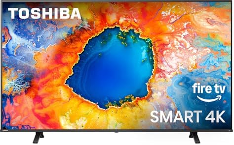 TOSHIBA 50" Class C350 Series LED 4K UHD Smart Fire TV, Voice Remote with Alexa, Stream Live TV Without Cable