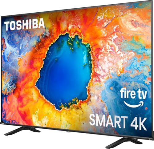TOSHIBA 50 Class C350 Series LED 4K UHD Smart Fire TV  Voice Remote with Alexa  Stream Live TV Without Cable