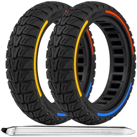 TOUBEUU Solid Tires 8 5x2 Inches for Electric Scooter  50/75 6 1 Off Road Replacement Wheels  Rubber Tyre 8 1/2 for Gotrax GXL V2/XR/APEX & Xiaomi M365/M365 Pro/Pro 2/1S and All 8 5 Scooter  2PCS 