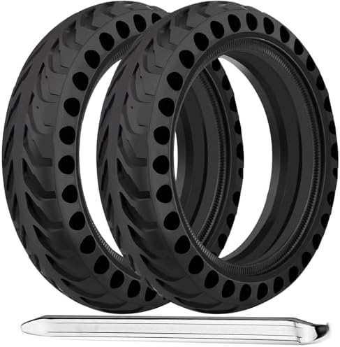 TOUBEUU Solid Tires 8 5x2 Inches for Electric Scooter  50/75 6 1 Off Road Replacement Wheels  Rubber Tyre 8 1/2 for Gotrax GXL V2/XR/APEX & Xiaomi M365/M365 Pro/Pro 2/1S and All 8 5 Scooter  2PCS 