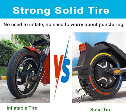 TOUBEUU Solid Tires 8 5x2 Inches for Electric Scooter  50/75 6 1 Off Road Replacement Wheels  Rubber Tyre 8 1/2 for Gotrax GXL V2/XR/APEX & Xiaomi M365/M365 Pro/Pro 2/1S and All 8 5 Scooter  2PCS 