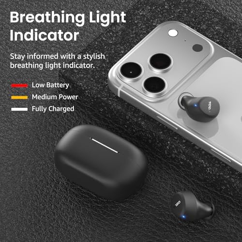 TOZO A1 Wireless Earbuds Bluetooth 5 3 Light Weight in Ear IPX5 Waterproof Headphones 2 Mic for AI Calls  Immersive Premium Sound Bass Headset with Charging Case  32 Presets EQ Customization via App
