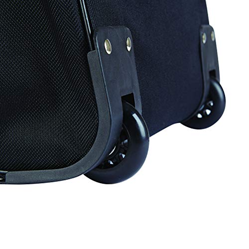 TPRC Sierra Madre II Upright Rolling Duffel Bag  Black/Gray  36 Inch