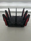 TP LINK Archer AX11000 Tri Band Wi Fi 6 Gaming Router   Black/Red