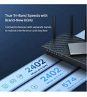 TP Link AXE5400 Tri Band WiFi 6E Router Archer AXE75 Gigabit Gaming VPN Router